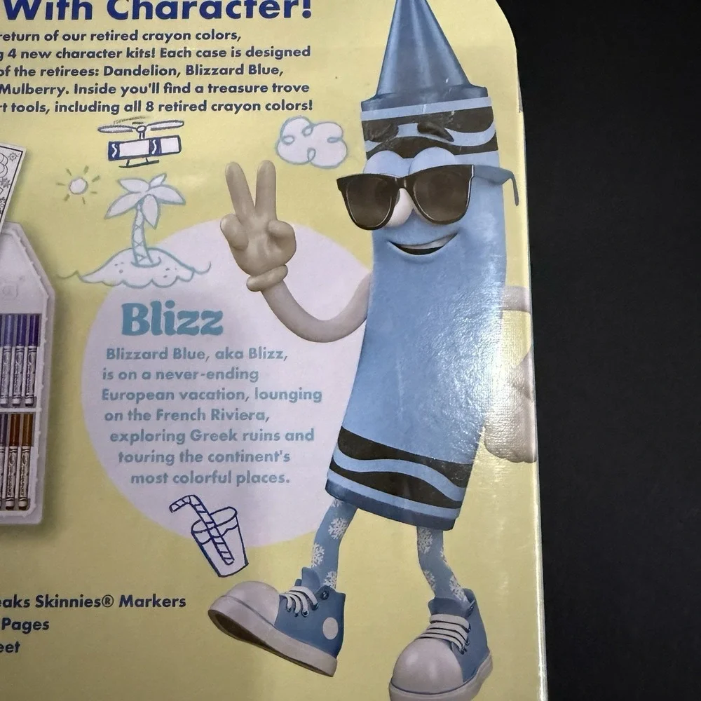 2025 CRAYOLA Limited‎ Edition Retired Colors Art Set New Release 60 Pieces Blizz